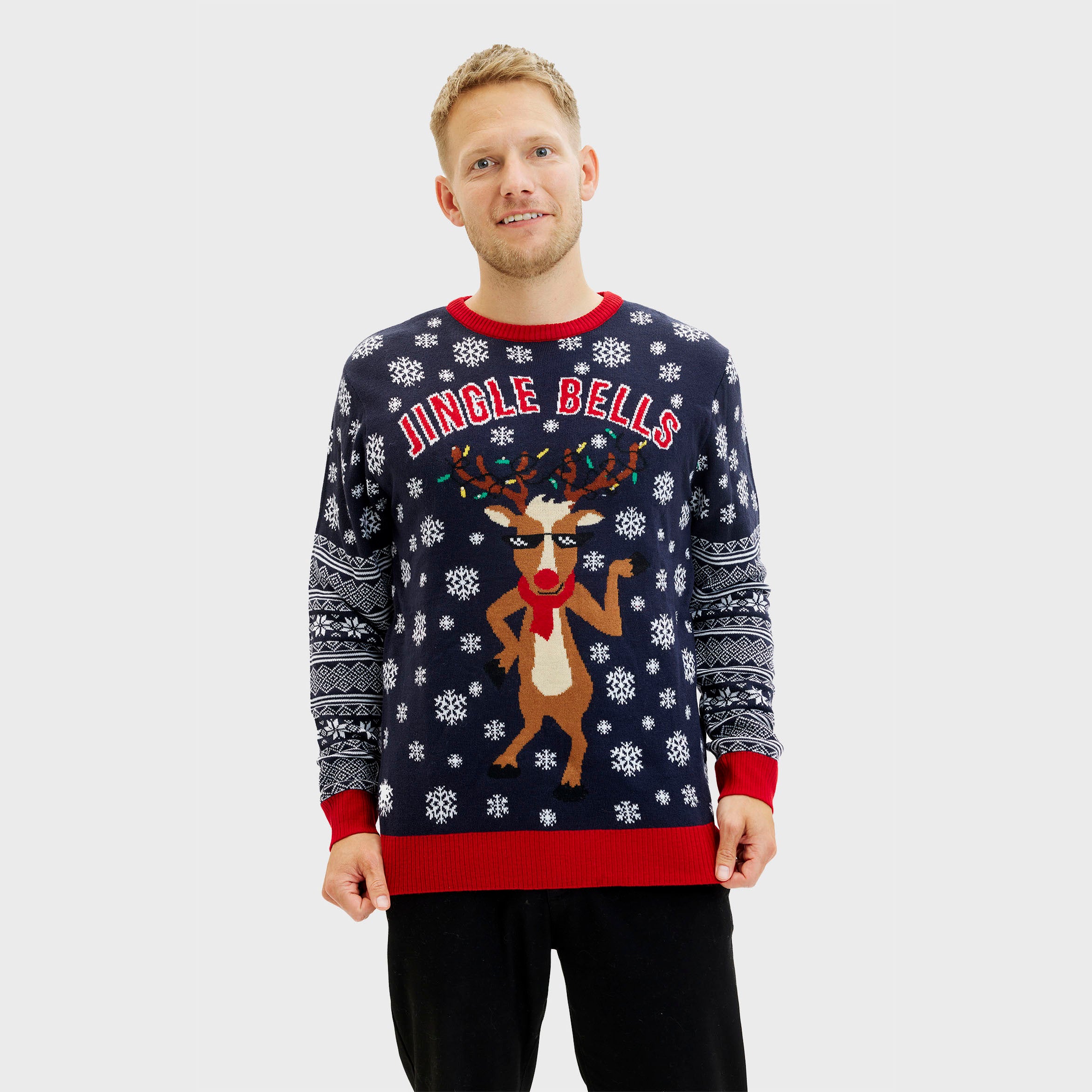 Jingle Bells Julesweateren - Herre